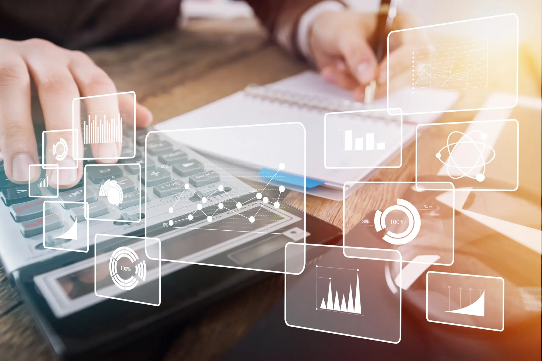 Financial reporting and payroll calculations